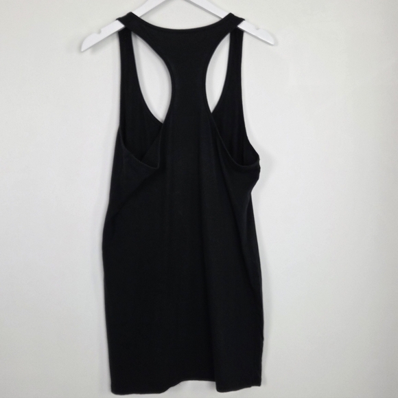 Victoria's Secret Black Racer-Back Cotton Tank Dress XL Style 333239-QC5 - Picture 7 of 8
